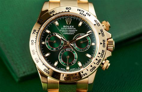 rolex daytona green gold|rolex daytona 116508 price.